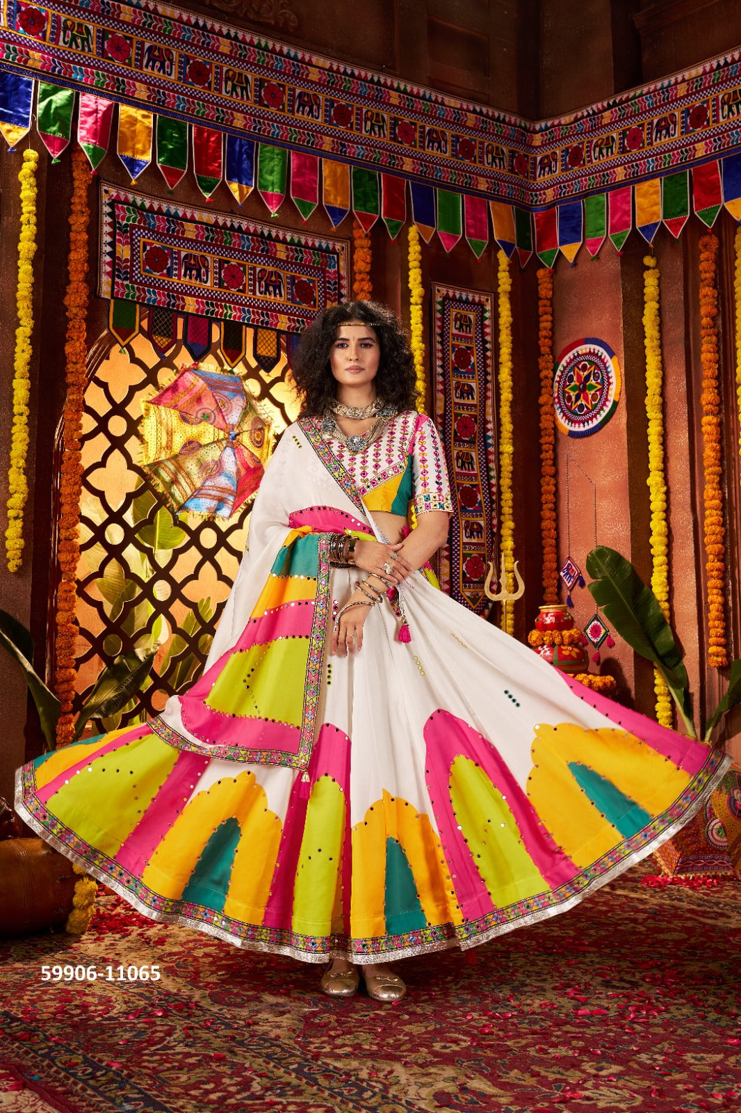 Premium Traditional Lehenga Collection – Multiple Fabrics & Sizes (Retail & Wholesale) CK 59906 - C