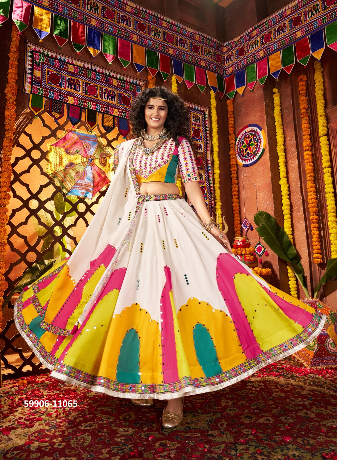 Premium Traditional Lehenga Collection – Multiple Fabrics & Sizes (Retail & Wholesale) CK 59906 - C