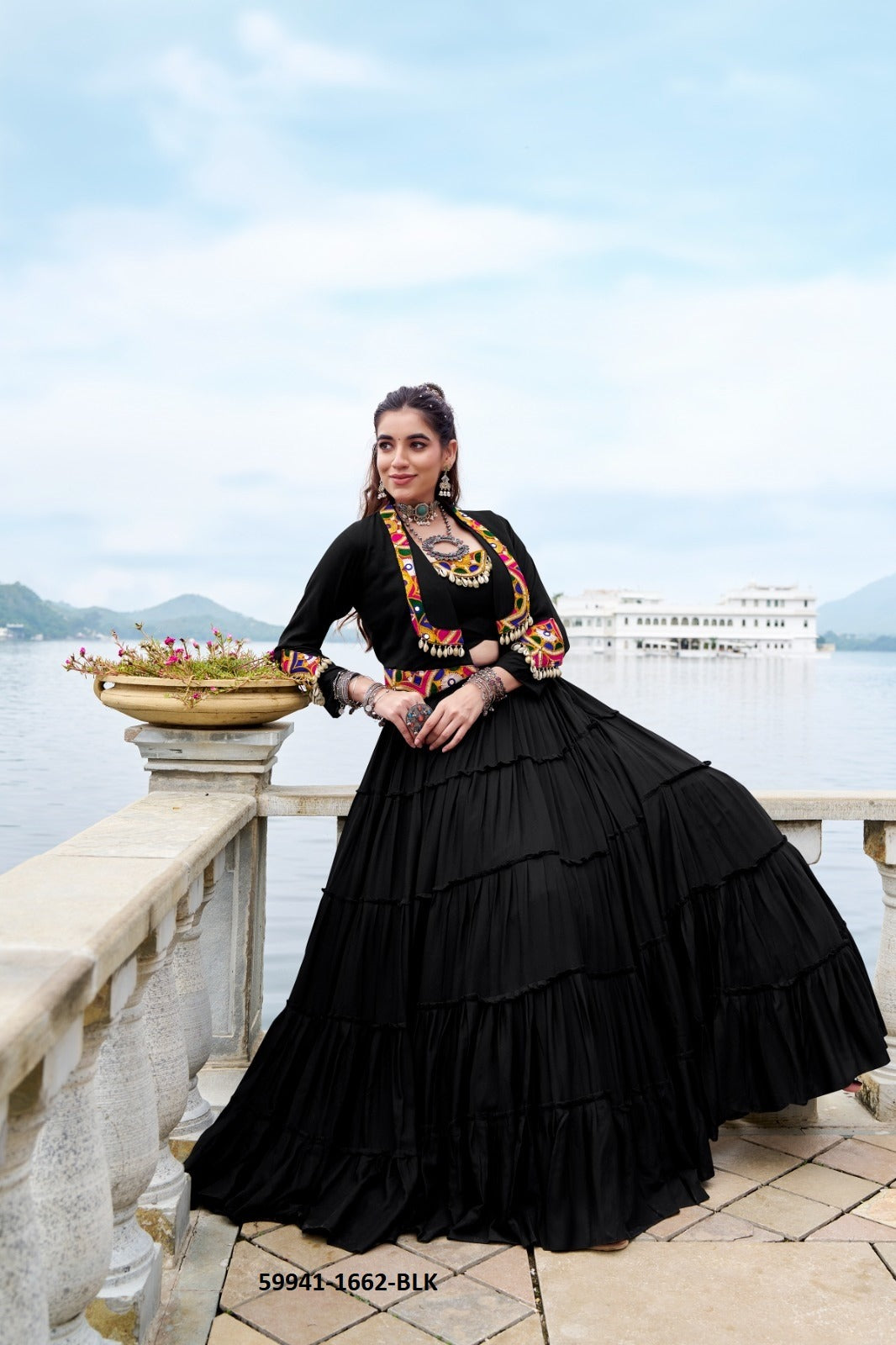 🌸 RAJUDI Navratri Special Lehenga Choli with Koti 🌸 59941 A