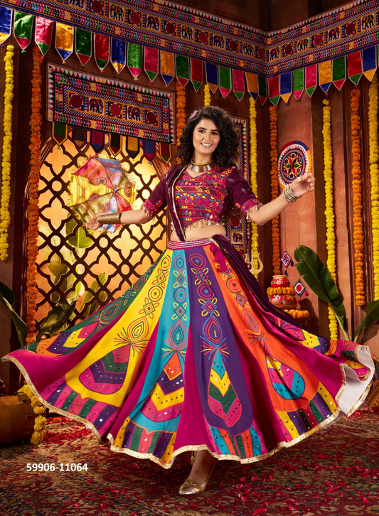 Premium Traditional Lehenga Collection – Multiple Fabrics & Sizes (Retail & Wholesale) CK 59906 - B