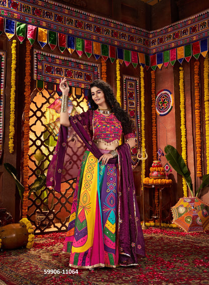 Premium Traditional Lehenga Collection – Multiple Fabrics & Sizes (Retail & Wholesale) CK 59906 - B